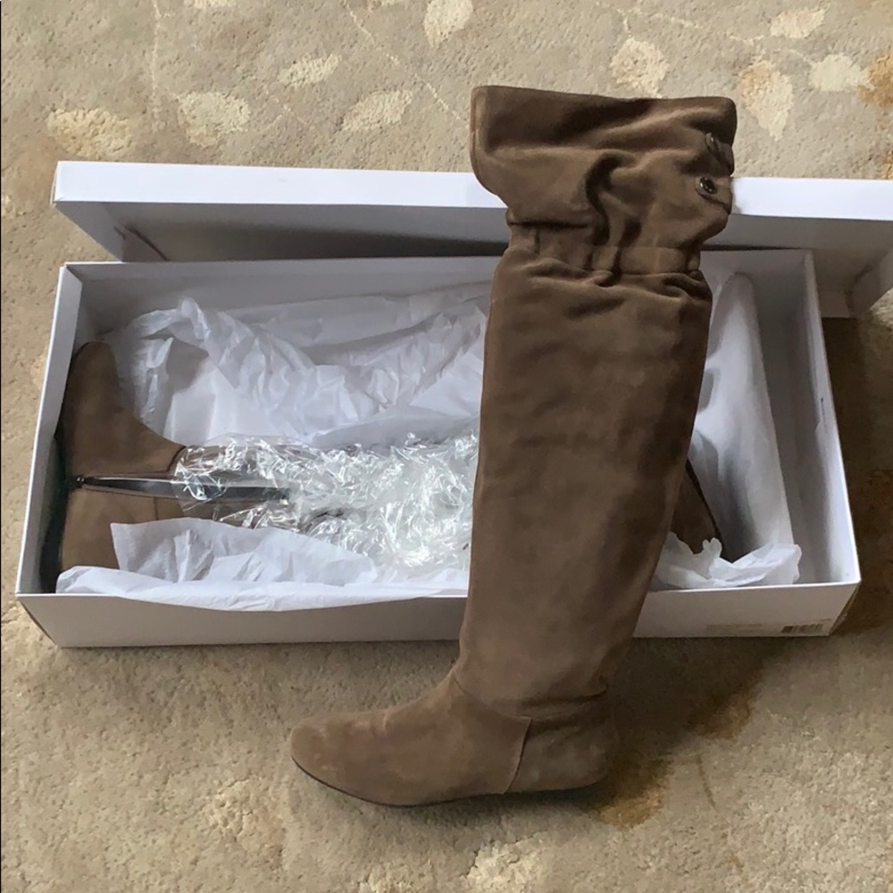 Calvin Klein Women’s Tall Suede Boots